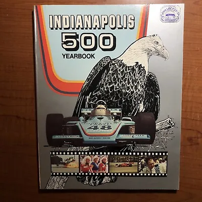 1975 Hungness INDY 500 YEARBOOK 228-pgs BOBBY UNSER All Drivers / Cars / Results • $18.85