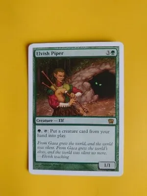 MTG Card.  Elvish Piper.  8th Edition  Rare Creature Elf • £3.46