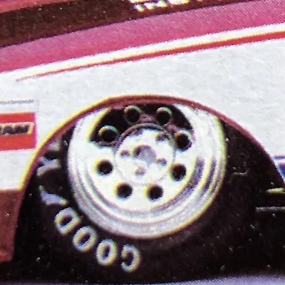 $9.99 • Buy 2) Draglite Drag Race Wheels W Goodyear Front Tires RVL ATL 1:24 LBR Model Parts