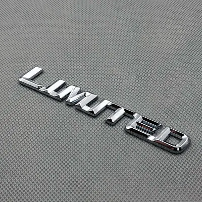 $6.88 • Buy Rear Lid Trunk Chrome LIMITED EDITON Badge Logo Metal Car Emblem Decal Sticker