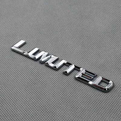 Rear Lid Trunk Chrome LIMITED EDITON Badge Logo Metal Car Emblem Decal Sticker • $6.88