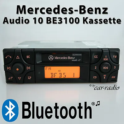 Genuine Mercedes Audio 10 BE3100 MP3 Bluetooth Becker Cassette Radio 2108200986 • $290.52