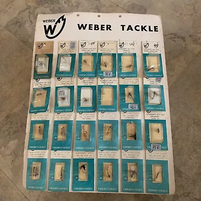 Vintage Weberkraft Fly Fishing Lure  Display Card  Wet Lite-lite  Nymph • $60