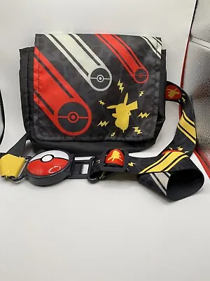 $20.50 • Buy Pokemon Clip N Go Belt And Bag Bandolier Fanny Pack Kids