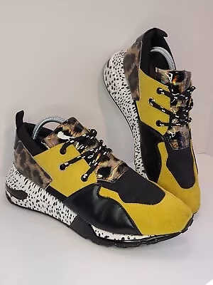 Steve Madden-Ridge Men's (10M) Black & Gold Animal Print Athletic Shoes RIDG01M1 • $29.99