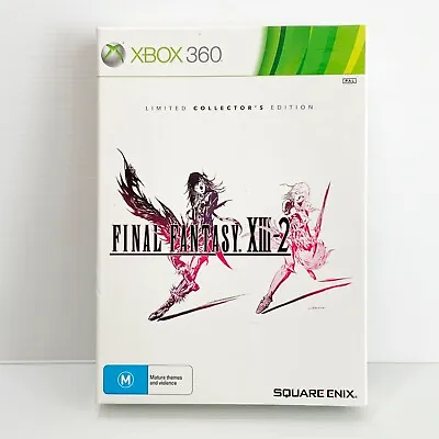 Final Fantasy XIII-2 Limited Collectors Edition + Manual - Xbox 360 - Tested • $68.88