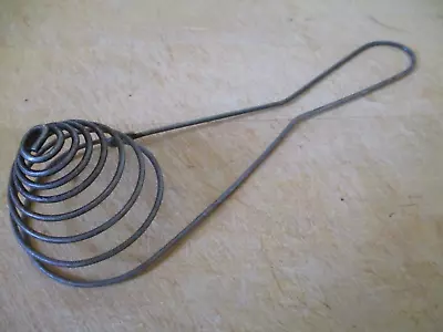 Vintage Hand Held Wire Whisk Egg Separator 8 1/2  • $9.95