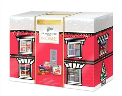 Yankee Candle Fragrance Your Home Christmas Candles & Diffuser Gift Set Cinnamon • £29.99