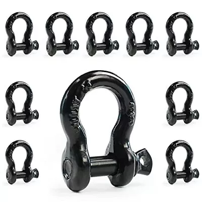 1/2  D Ring Shackles Bow Clevis Shackle With Screw Pin Clevis 2 Ton Working... • $88.03