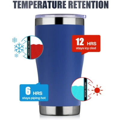 $12.99 • Buy Stainless Steel Tumbler Vacuum Travel Insulated Mug Splash Proof Lid Coffee Cup