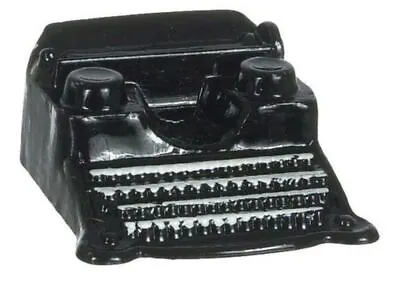 Dolls House Black Classic Typewriter Miniature 1:12 Study Office Desk Accessory  • $3.78