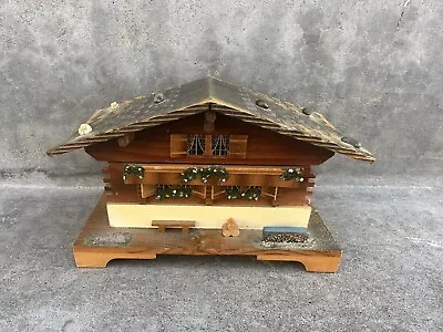 NEEDS REPAIR REUGE MUSIC BOX CHALET SWITZERLAND Schweizer Landler AS-IS • $32.96