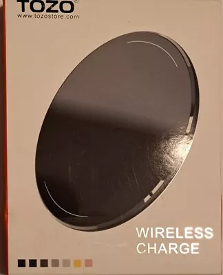 Universal W1 Wireless Charger Apple Google Lg Nokia Samsung Black ALuminum • $3