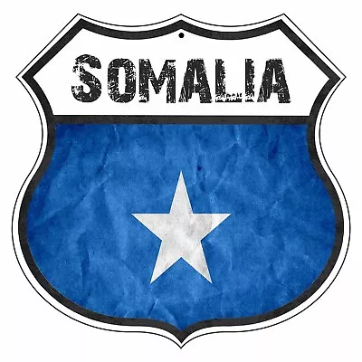 Somalia Country Flag Novelty Highway Shield Man Cave Aluminum Metal Sign • $14.99