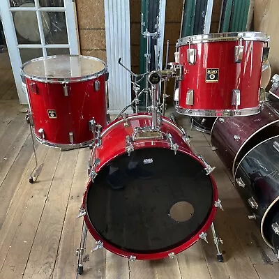 EARLY Mapex PERCUSSION TECHNOLOGY Drum Kit  3 Pc 22 13 18 Inch Floor Tom!! • $1270