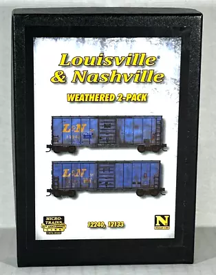 Micro-trains N Scale Weathered 2-pack Louisville & Nashville 99305025 • $69.95