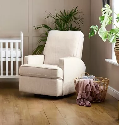 £480 • Buy Obaby Madison Swivel Glider Recliner Chair Oatmeal