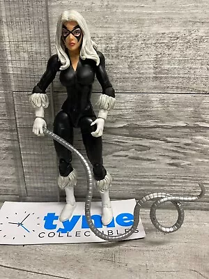 Hasbro Marvel Legends Retro Spider Man 6  Black Cat Action Figure • $48