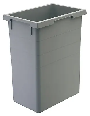 Replacement Waste Bin ONLY Euro Cargo Silver  Inner 502.73.992 Of Hailo • £39.95