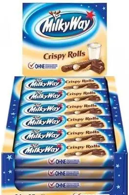 Milky Way Crispy Rolls Chocolate Bar 12/24 X 22.5g Bars BBD: 07/2024 Great Value • £62.99