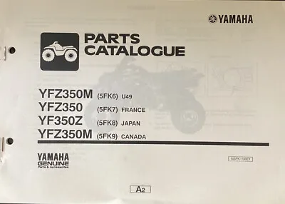 Yamaha Genuine-parts Book  YFZ350M  2000  BANSHEE • $45