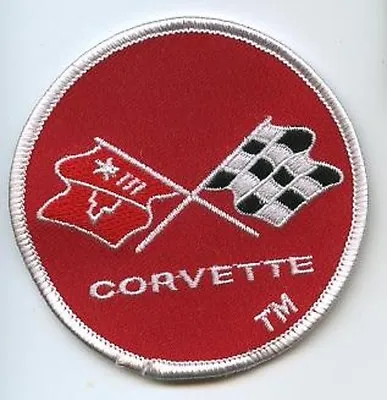 Corvette Racing Team Super Sports Jumpsuit Patch: CORVETTE CHECKER FLAG LOGO • $10.99