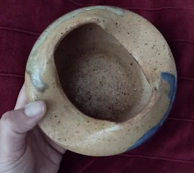 £14.95 • Buy Badger Hill Studio Pottery, Ireland. Drip Glaze Ceramic Bowl RARE Unusual Design