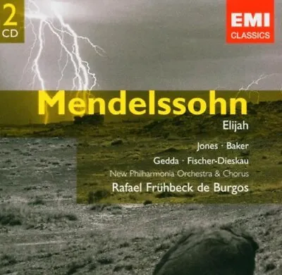 Felix Mendelssohn : Elijah (Burgos) CD 2 Discs (2004) FREE Shipping Save £s • £2.98