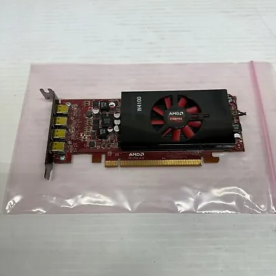 Dell AMD FirePro W4100 2GB GDDR5 4x Mini Display Port PCI-E X16 Video Card • $24.95