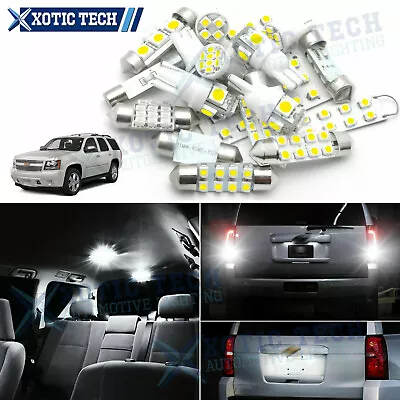 14X White LED InteriorLicenseBackup Light Bulbs Pkg For Chevy Tahoe 2007-2014 • $15.88