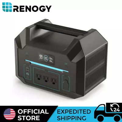 Renogy 495Wh Portable Power Station Solar Generator Lithium Battery 1050W Max RV • $399.99