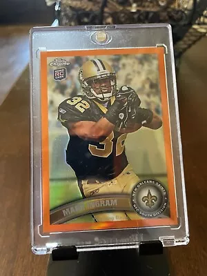 2011 Mark Ingram Topps Chrome Orange Refractor #50 Rookie RC New Orleans Saints • $4