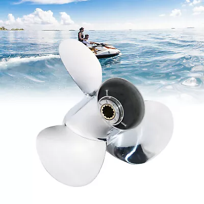 Stainless Steel 11x15 Outboard Propeller Fit Yamaha T25hp 40hp 50hp F40 F50 F60 • $211.82