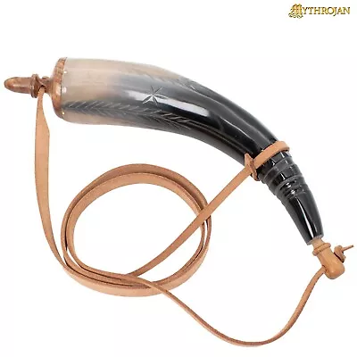 Gun Powder Horn Muzzleloader Reenactment Mountain Man Rendezvous Ammo • $21.49