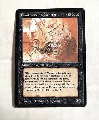 Magic The Dark Frankenstein's Monster Rare Card LP Or Better • $6.99