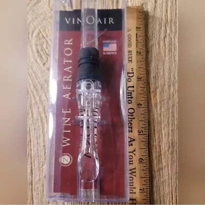 VinOAir Wine Aerator Cork Pops Bottle Nicholas Collection New • $11.87