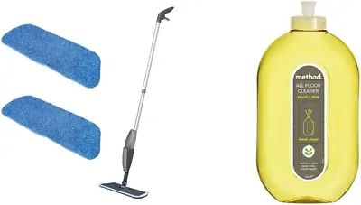 £26.78 • Buy Addis Essentials Microfibre Spray Flat Mop With 2x Spare Replacement Refills & &