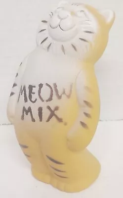 Meow Mix Cat 1976 Vinyl Advertising Figure Ad Mascot Cat Rattle Vintage Purina • $19.99