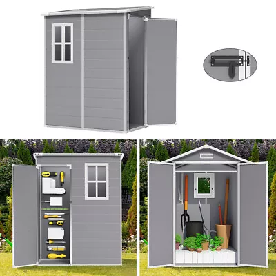 6x4.4 5x4 5x3FT Storage Shed Bike Bin Store Garden Outdoor Lockable Tool Shed UK • £229.95