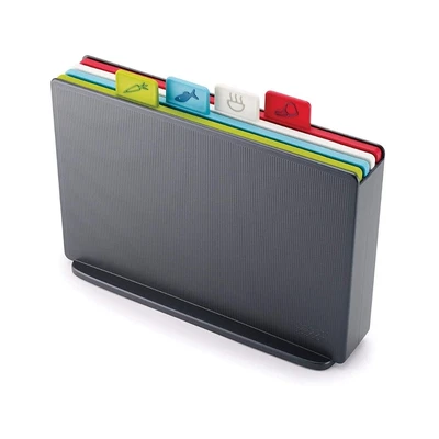 $72 • Buy Joseph Joseph Index Graphite 5-Piece Regular Chopping Board Set