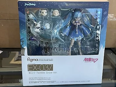 [US Seller] Figma EX-037 - Hatsune Miku Twinkle Snow Version - Authentic • $65