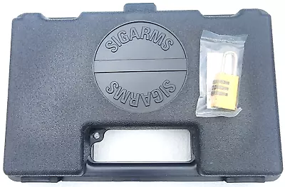 SIG SAUER Factory OEM P6 P225 P228 P226 NEW Hard Plastic Case With NEW SIG LOCK • $34.99