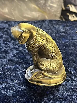 Egyptian Cat Figure Souvenir God Item Curios Museum Collection Piece Unusual • £15