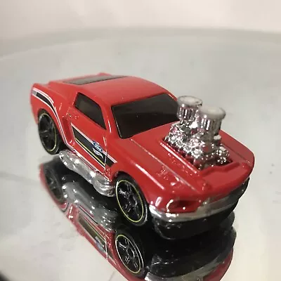 Hot Wheels 1968 Mustang DTX47 Red ~ Ford Motor Sports Racing Adult Collected • $12.99