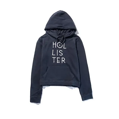 Womens Hollister Abercrombie & Fitch California Navy Blue Hoody Hoodie - Small • £13.99