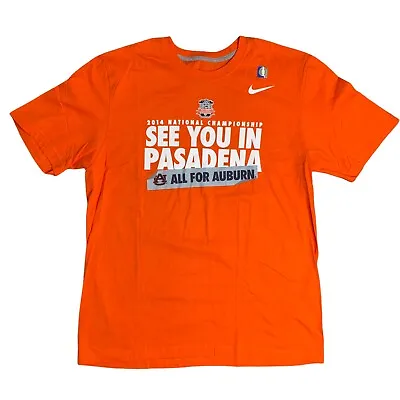 NIKE AUBURN TIGERS 2014 BCS National Football Championship T-SHIRT New Size XL • $18.74