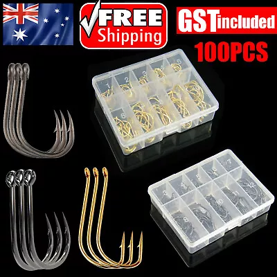 100x Chemically Sharpened Octopus Fishing Hook Fishing Tackle 3- 12# Small Size • $6.59