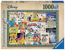 NEW! Ravensburger Disney Vintage Movie Posters 1000pc Puzzle • $38.40