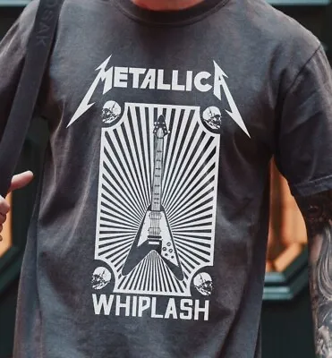 Metallica Whiplash T-Shirt James Hetfield Rock Legend On Comfort Colors 1717 Tee • $22.95