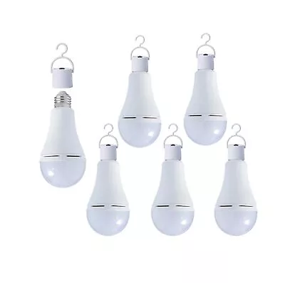 (6 Pack) Rechargeable Emergency LED Bulbs 12W (80W Equivalent) Daylight White • $32.54